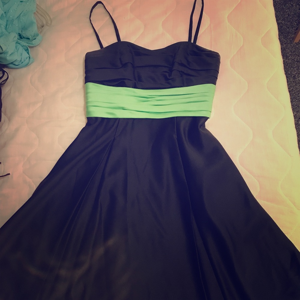Black shirt dress